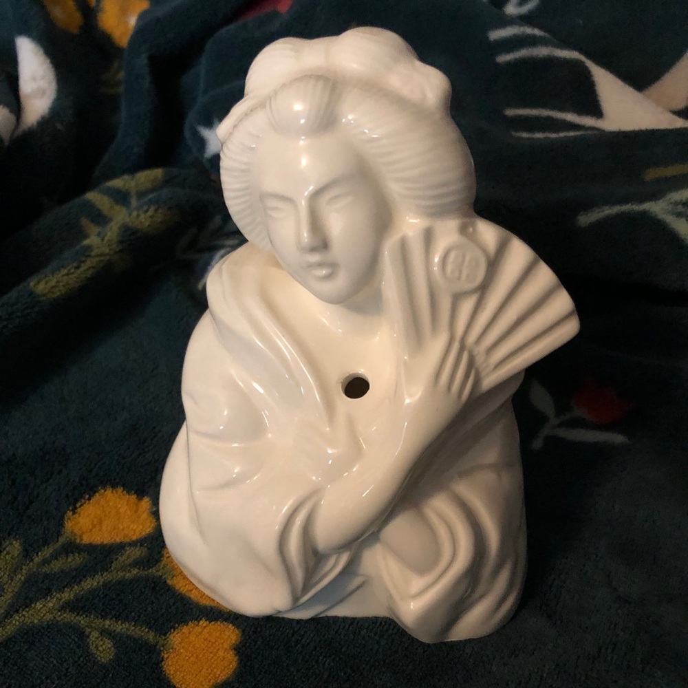 Orchids Of Hawaii Geisha Ceramic Tiki Mug Retro Vintage Japan Cocktail Kitsch